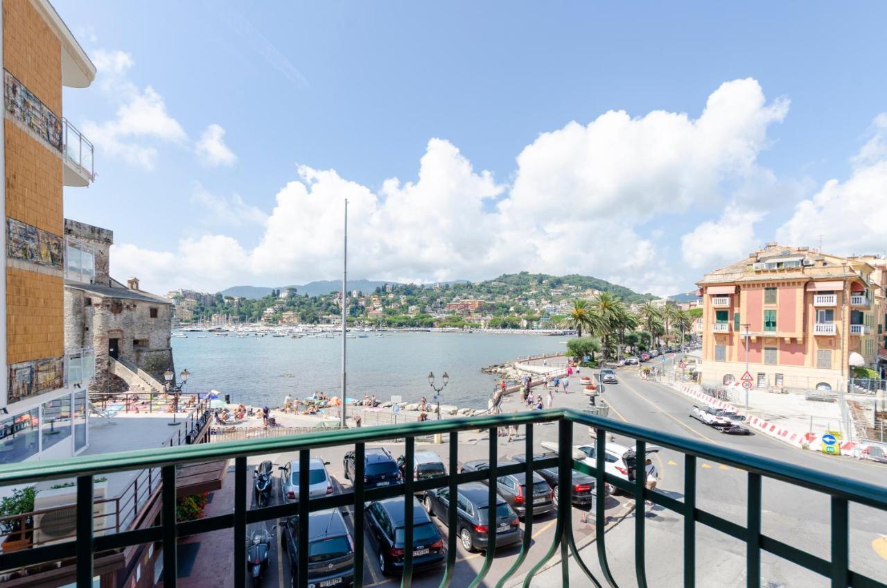 Alla Casa Rosa Al Mare, Central Seafront Stay With Free Private Garage, Air Conditionig, Wi-Fi, Ideal Choice For A Relaxing And Exciting Coastal Escape Rapallo Dış mekan fotoğraf