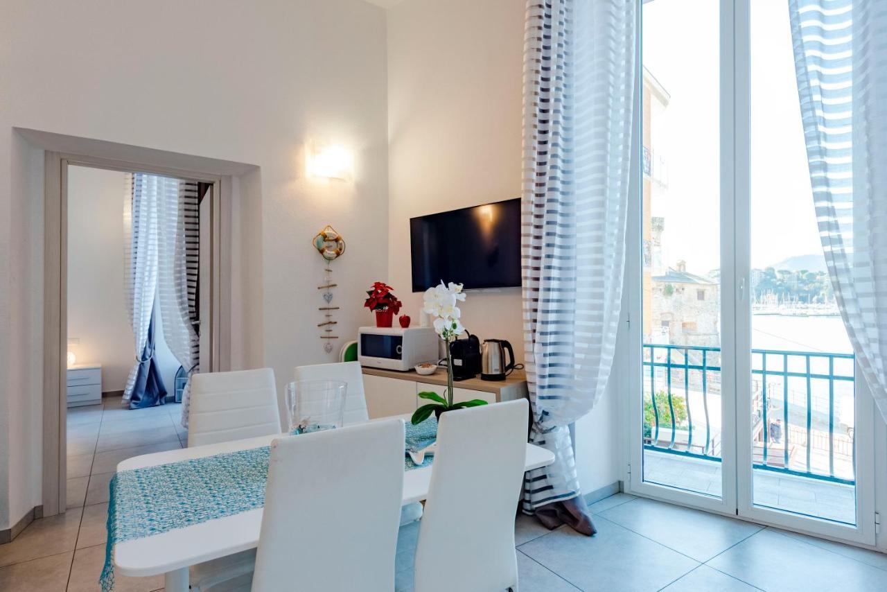 Alla Casa Rosa Al Mare, Central Seafront Stay With Free Private Garage, Air Conditionig, Wi-Fi, Ideal Choice For A Relaxing And Exciting Coastal Escape Rapallo Dış mekan fotoğraf
